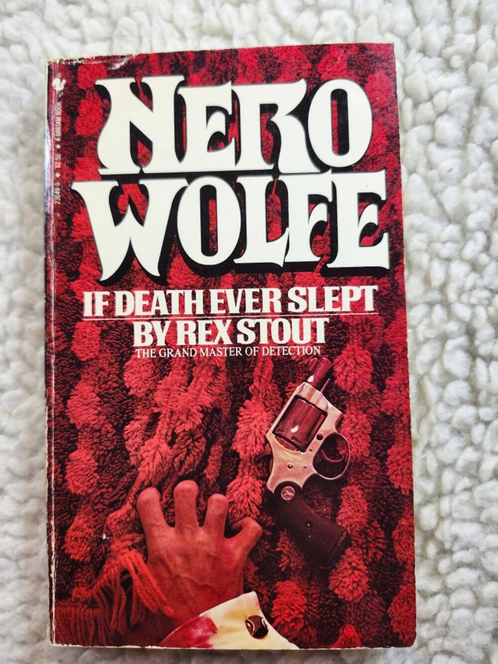 Rex Stout If Death Ever Slept Paperback Mystery Bantam 1983 ISBN 0-553-23649-0